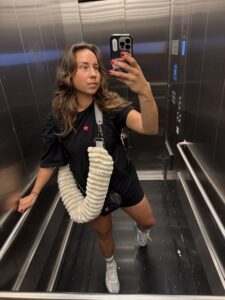 Putni jastuk za vrat 2 u 1 - Štraftica Bež